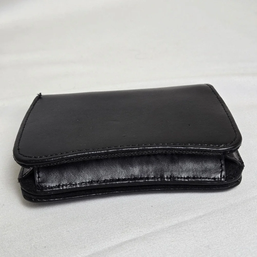 Nikon Coolpix Leather Digital Camera‎ Case Magnetic Flap Closure Compact Black